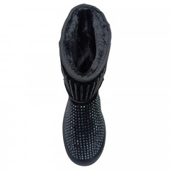 Угги жіночі замшеві UGG australia чорний хутро