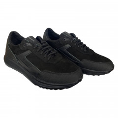 Кроссовки мужские кожаные HAMMA 75 черные