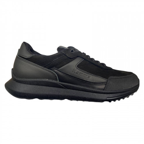 Кроссовки мужские кожаные HAMMA 75 черные