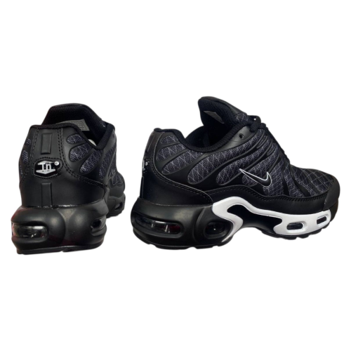 Кроссовки мужские текстильные NIKE AIR MAX TN PLUS В2767-8 черно-графитовые 