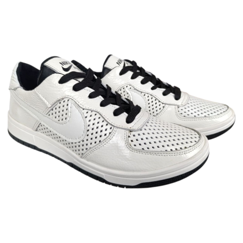 Кроссовки мужские кожаные перфорация LORD N1 белый