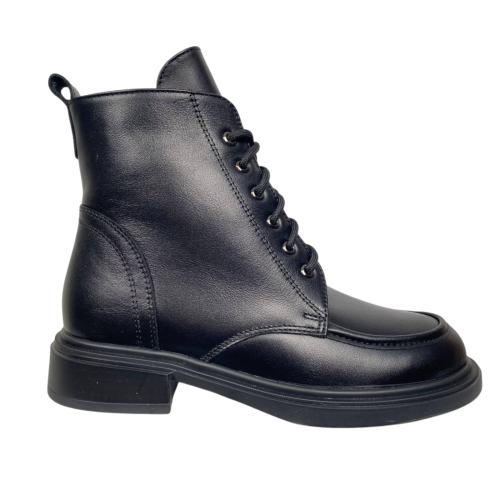 Черевики жіночі шкіряні SCORPION 2518 чорні хутро