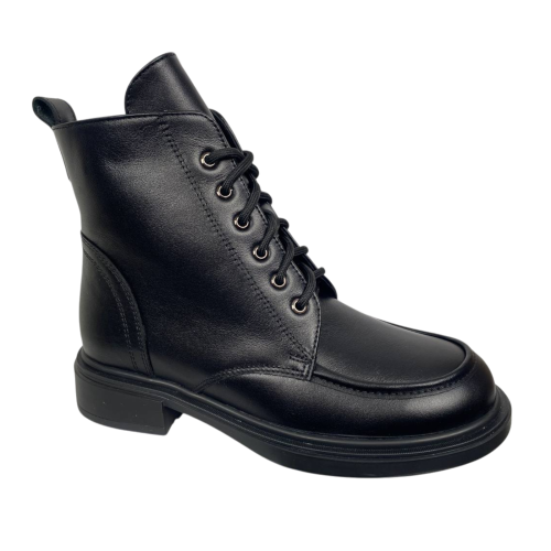 Черевики жіночі шкіряні SCORPION 2518 чорні хутро