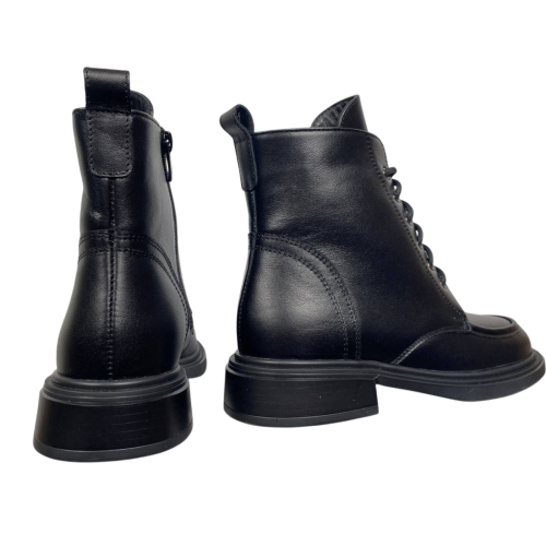 Черевики жіночі шкіряні SCORPION 2518 чорні хутро