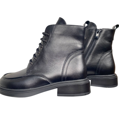 Черевики жіночі шкіряні SCORPION 2518 чорні хутро