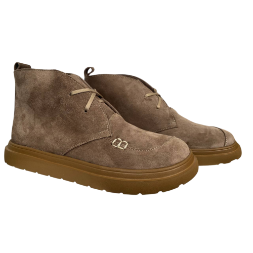 Черевики жіночі замшеві ROBERTO NETTI 3187 54 тоффі байка