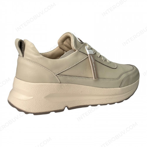 Кроссовки Женские кожаные VLADEKS 1215 бежевый