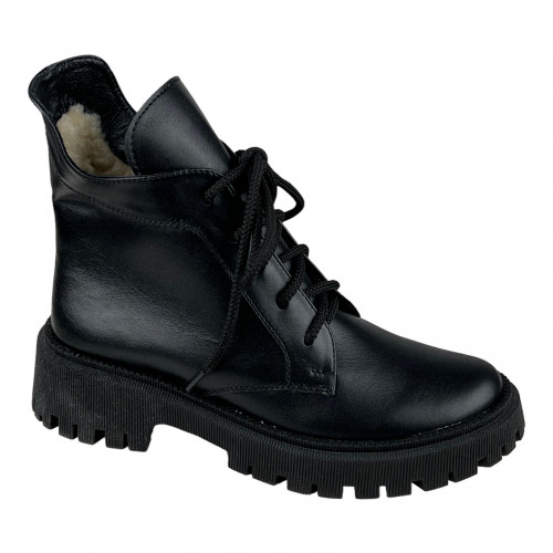 Ботинки Женские кожаные SPRINGER 05-2 черный