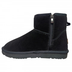 Угги чоловічі замшеві UGG H8854 чорний  YKK хутро