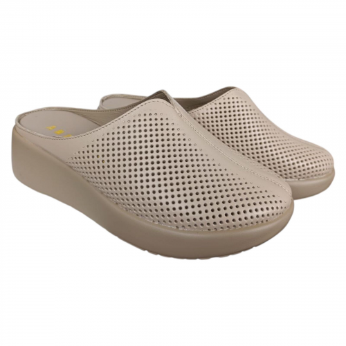 Шльопки жіночі шкіряні ANDALINI 125/1 07 бежеві