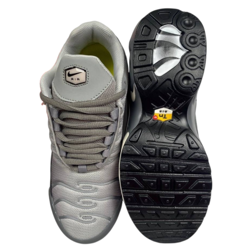 Кроссовки мужские текстильные NIKE AIR MAX TN PLUS B2767-11 серые 