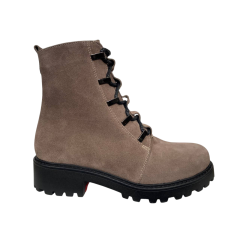 Черевики жіночі замшеві KATRIN 380 14 бежеві хутро