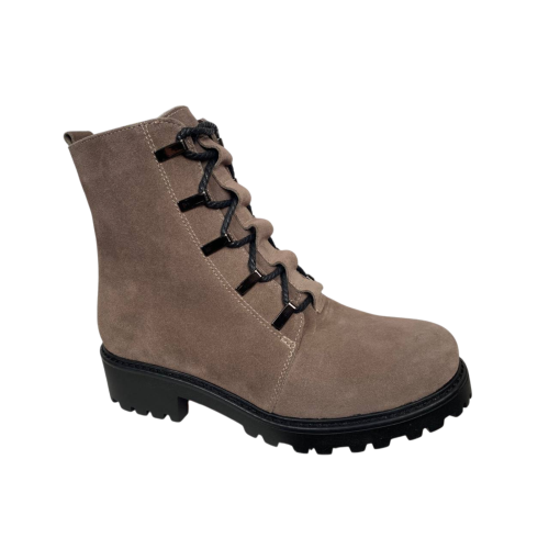 Черевики жіночі замшеві KATRIN 380 14 бежеві хутро