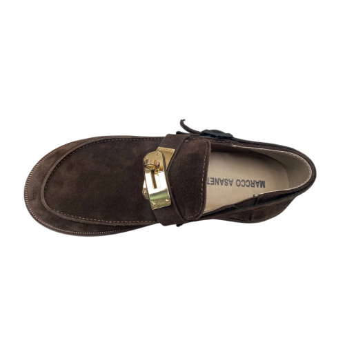 Лоферы женские замшевые MARCCO 1113 25 klogg-HS шоколад 