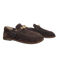 Лоферы женские замшевые MARCCO 1113 25 klogg-HS шоколад