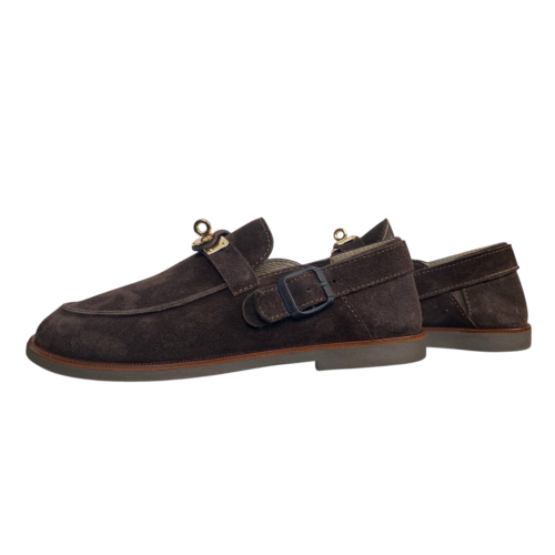 Лоферы женские замшевые MARCCO 1113 25 klogg-HS шоколад 