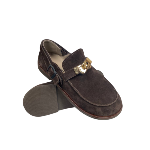 Лоферы женские замшевые MARCCO 1113 25 klogg-HS шоколад 