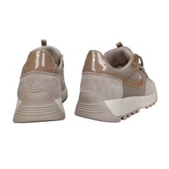 Кросівки жіночі текстильні NIKE 619 53 крем сєтка