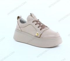 Кроссовки Женские кожаные VLADEKS 1175 капучино.