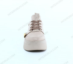 Кроссовки Женские кожаные VLADEKS 1175 капучино.