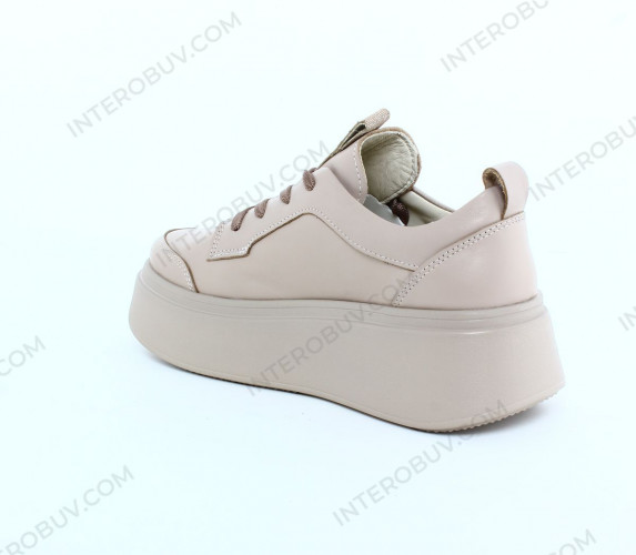 Кроссовки Женские кожаные VLADEKS 1175 капучино.