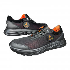 Кроссовки Мужские кожаные GULLIVER М17 48 оранжевая сетка