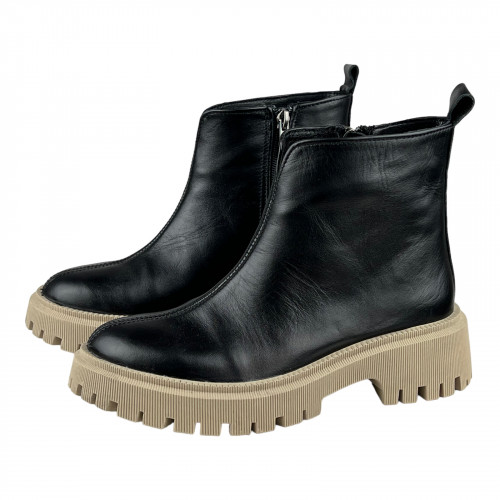 Ботинки Женские кожаные SPRINGER 2251-2-6 черный