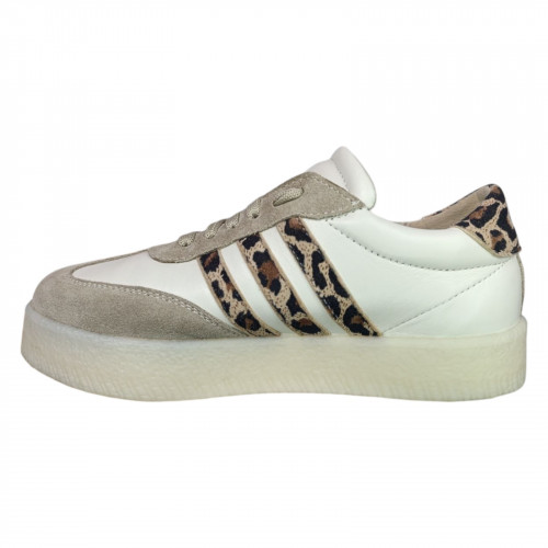 Кеди жіночі шкіряні DINO RICHI 638 457 молочні 