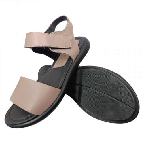 Босоножки Женские кожаные FOOT STEP 446 04 бежевые