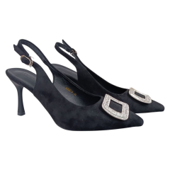 Босоніжкі жіночі замшеві ANKARA L9922-9 чорні