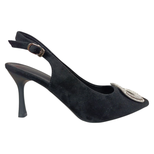 Босоніжкі жіночі замшеві ANKARA L9922-9 чорні