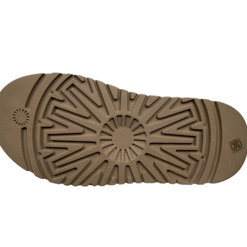 Угги жіночі замшеві HENGJI 275-3 сірі хутро