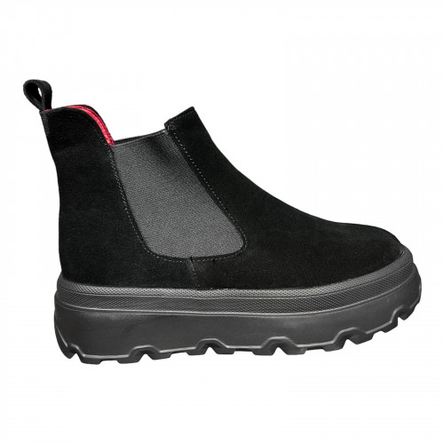 Черевики Жіночі замшеві LONYS 06/2 чорний замш