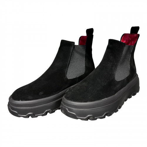 Черевики Жіночі замшеві LONYS 06/2 чорний замш