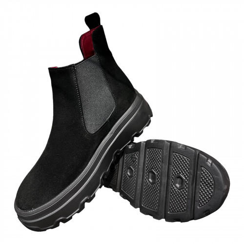 Черевики Жіночі замшеві LONYS 06/2 чорний замш