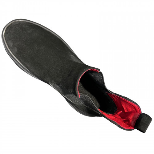 Черевики Жіночі замшеві LONYS 06/2 чорний замш