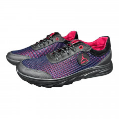 Кроссовки Мужские кожаные GULLIVER М17 09 синий сетка