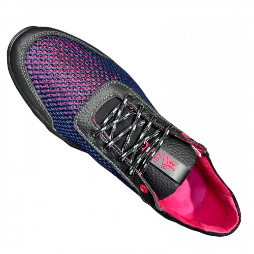 Кроссовки Мужские кожаные GULLIVER М17 09 синий сетка