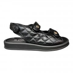 Босоножки Женские кожаные ILONA 201/113 черный