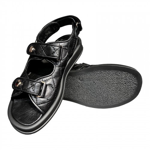 Босоніжки Жіночі шкіряні ILONA 201/113 чорний