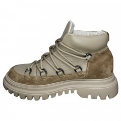 Черевики жіночі шкіряні LUSI 45 08 коричневий хутро