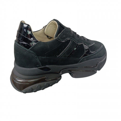 Кросівки жіночі шкіряні DITAS K-47-1 01 чорні