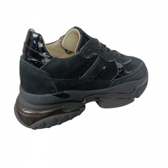 Кроссовки женские кожаные DITAS K-47-1 01 черные