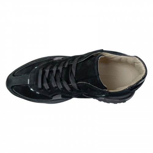 Кросівки жіночі шкіряні DITAS K-47-1 01 чорні