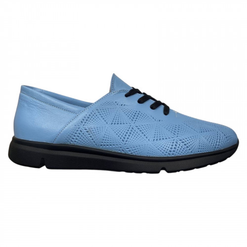 Мокасини жіночі шкіряні TANGO 632 блакитні