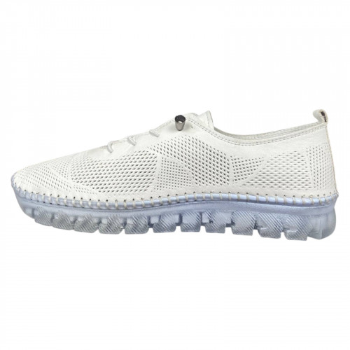 Мокасини жіночі шкіряні CANBERK 527 05 білі