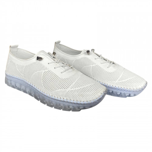 Мокасини жіночі шкіряні CANBERK 527 05 білі