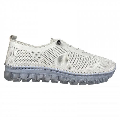 Мокасини жіночі шкіряні CANBERK 527 05 білі