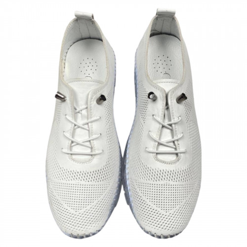 Мокасини жіночі шкіряні CANBERK 527 05 білі