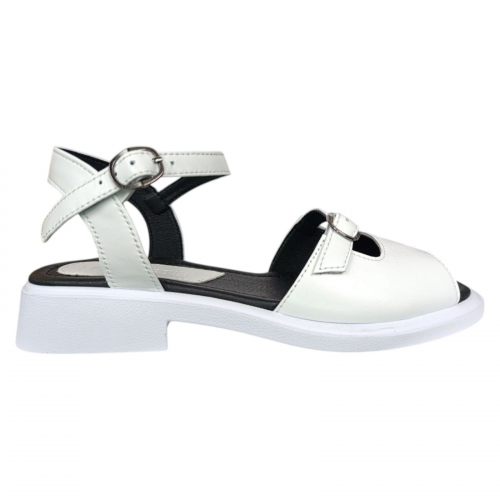 Босоножки Женские кожаные FOOT STEP 585 05 белые